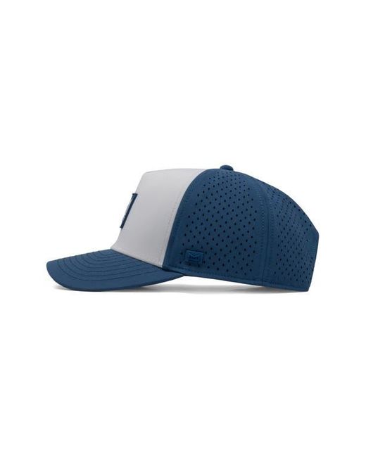 Melin Blue Odyssey Stacked Sea Port Hydro Adjustable Performance Ball Cap for men