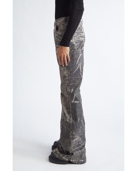 Rick Owens Gray Bolan Bootcut Jeans for men