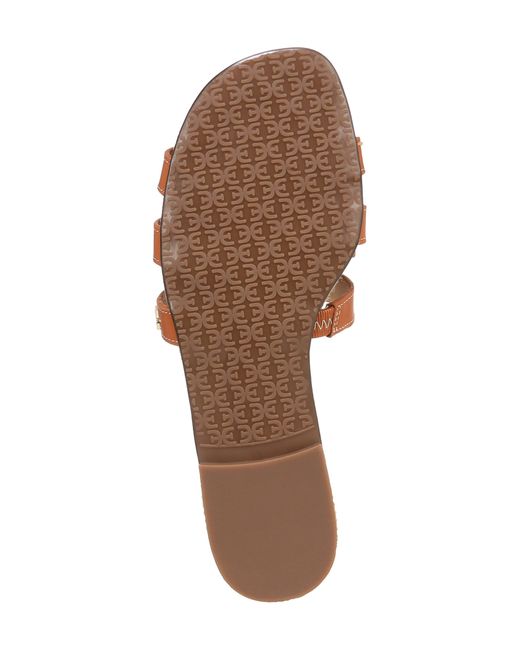 Sam Edelman Brown Bay Cutout Slide Sandal - Wide Width Available
