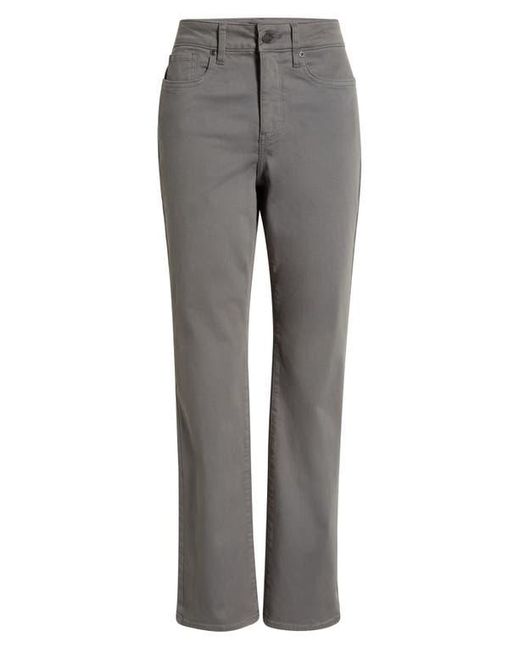 NYDJ Blue Marilyn High Waist Straight Leg Jeans