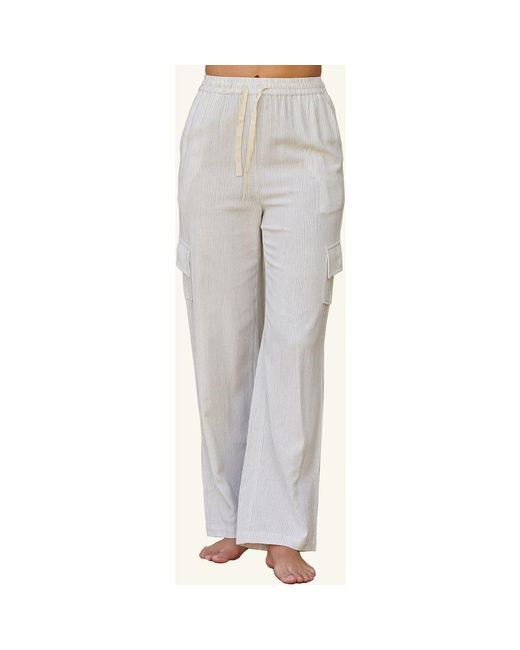 Crescent Gray Pinstripe Pants