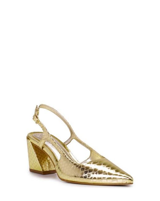 Vince Camuto Natural Sindree Slingback Pointed Toe Pump