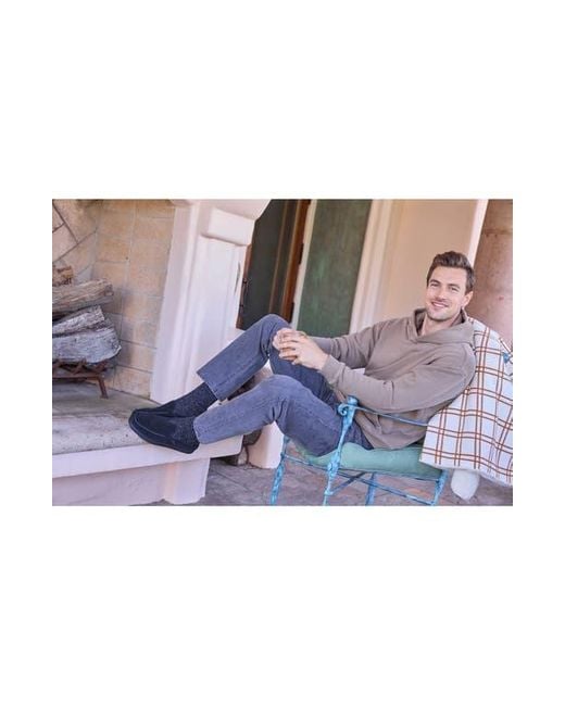 TOMS Black Alonso Fleece Lined Mule for men