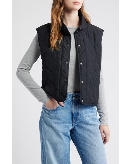 Thread & Supply Blue Lightweight Puffer Vest