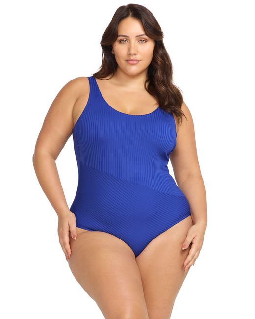 Artesands Blue Fermata Renoir One-piece Swimsuit