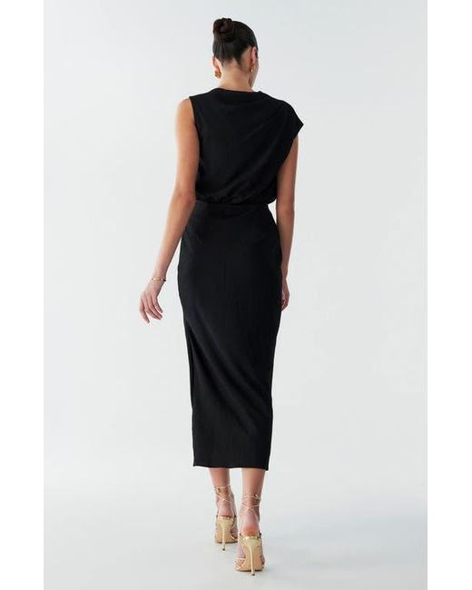 knee length dresses for ladies ALIAS NATURAL TEXTURED DRESS  DISSH