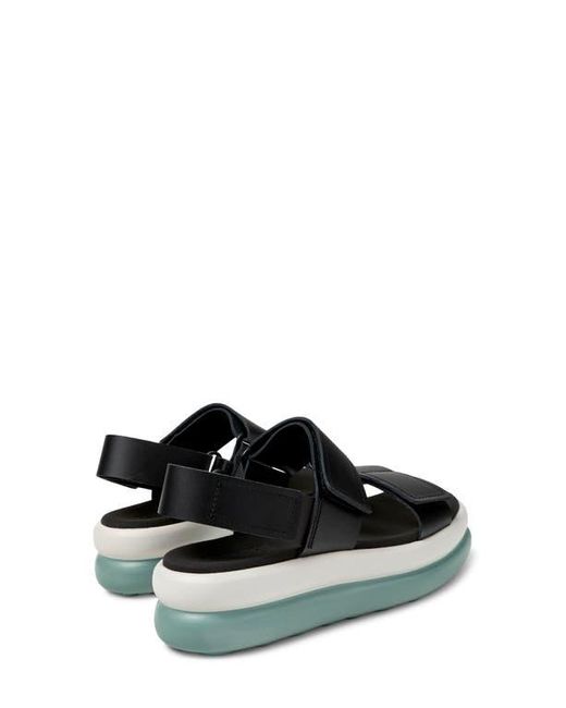 Camper Black Pelotas Flota Up Platform Sandal