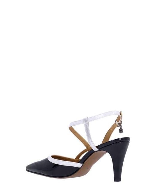 J. Reneé White Aldonsa Ankle Strap Pointed Toe Pump
