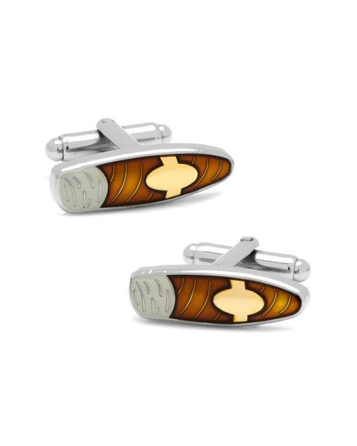Cufflinks Inc. White Cigar Cuff Links for men