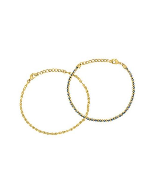Estella Bartlett White Set Of 2 Bracelets