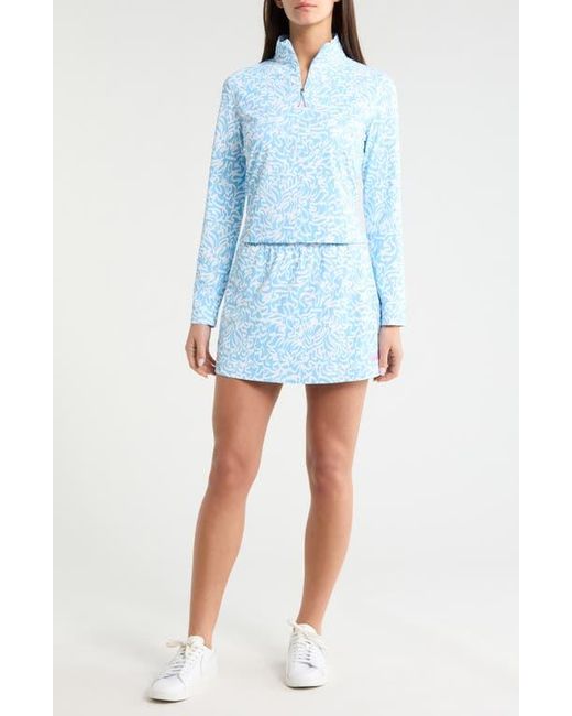 G/FORE Blue Scribble Print Tech Golf Skort