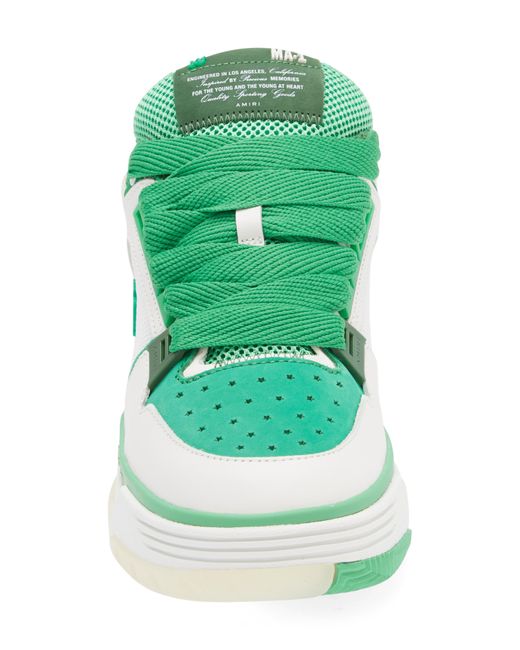 Amiri Green Ma-1 Platform Sneaker for men