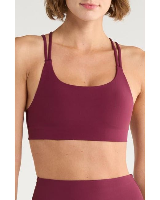 Spanx Purple Spanxsmooth Onform Low Impact Sports Bra