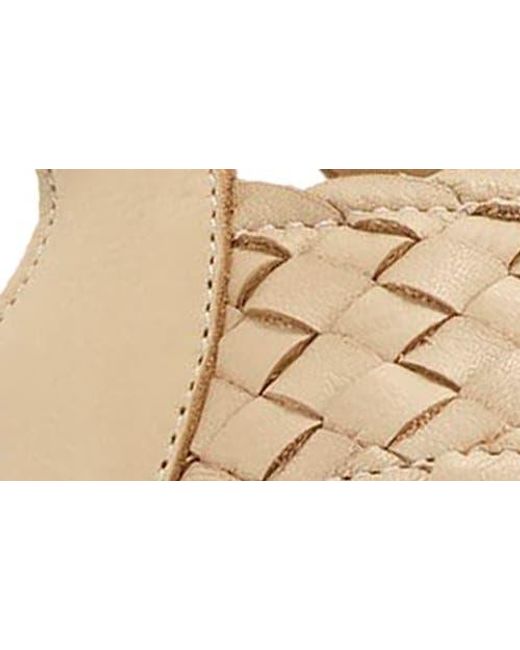 Dune Natural Lorris Slingback Platform Sandal
