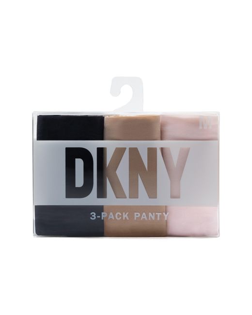 DKNY Black Assorted 3-pack Cut Anywhere Thong