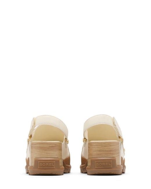 Sorel White Roam'N Rbr Clog