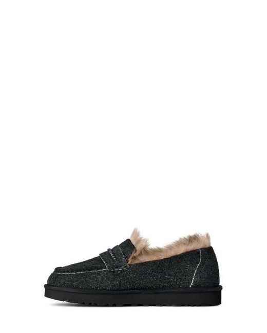 Ugg Black Ellis Wool Loafer