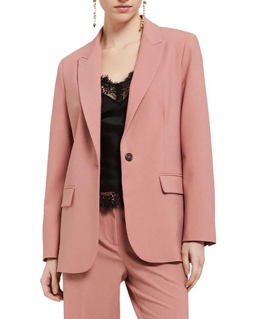 Ottod'Ame Pink Jacket With Button