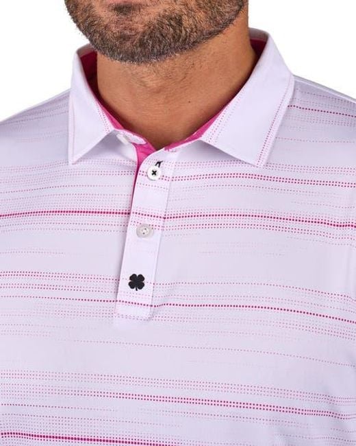 Black Clover Purple Dots Polo for men