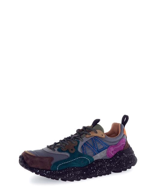Flower Mountain Blue Solin Uni Sneaker for men