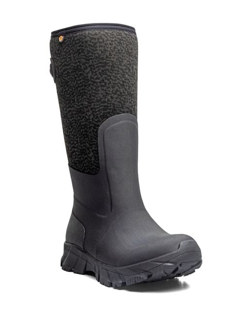Bogs Black Whiteout Ii Waterproof Boot