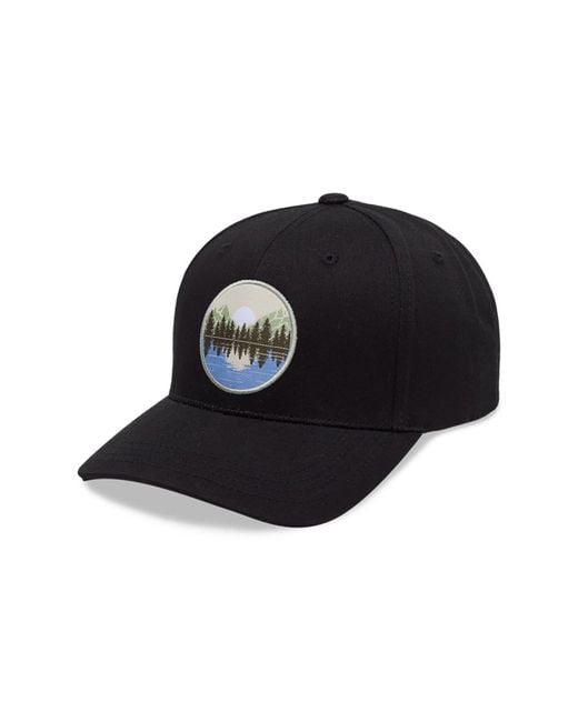 Tentree Black Lake Patch Elevation Hat