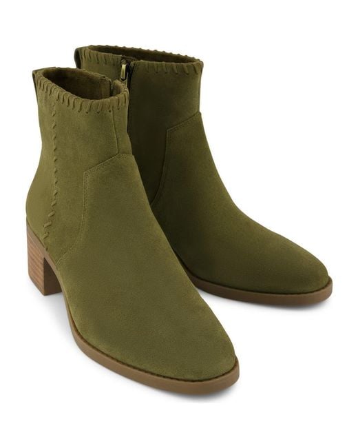 TOMS Green Delilah Western Boot