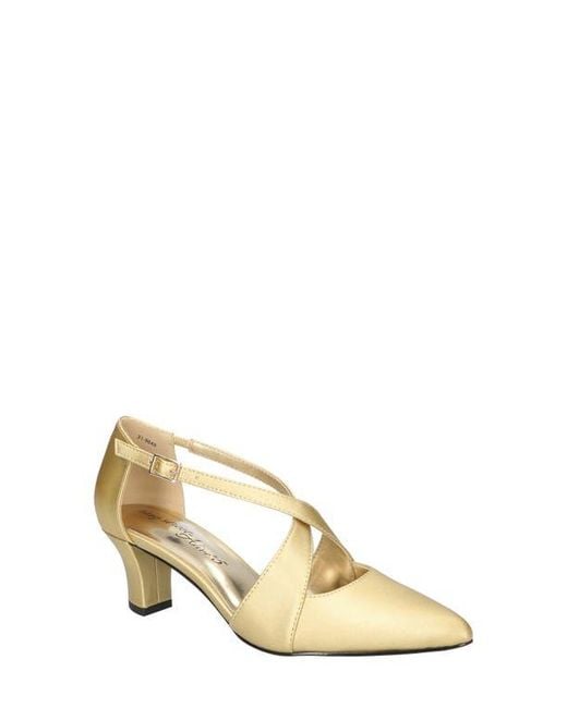 Easy Street Metallic Elegance Pointed Toe Pump