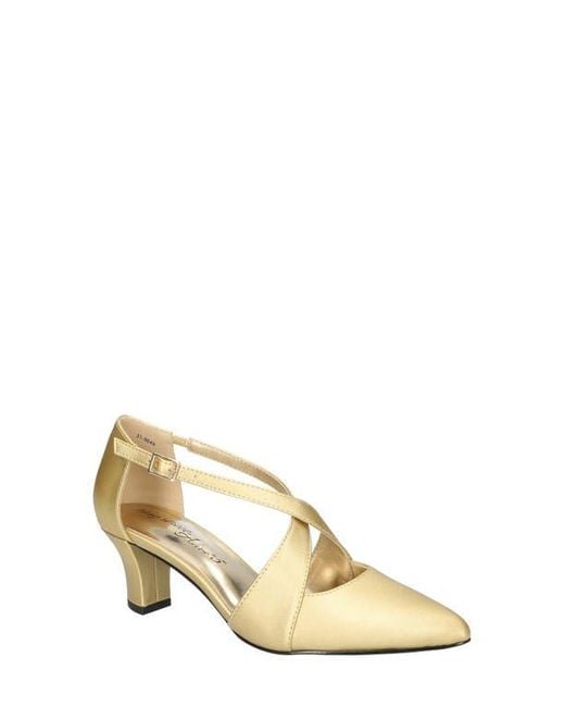 Easy Street Metallic Elegance Pointed Toe Pump