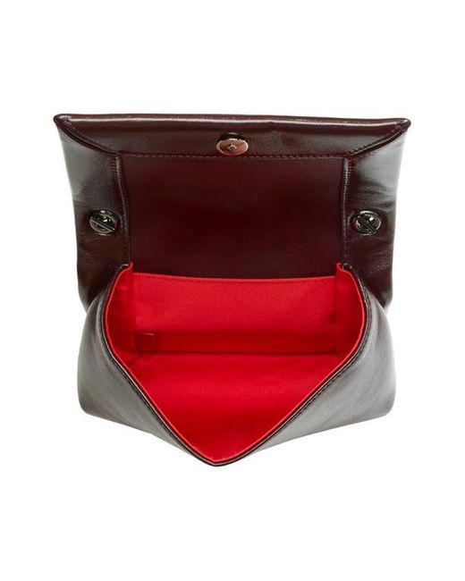 Christian Louboutin Brown Loubi54 Soft Naplak Leather Shoulder Bag