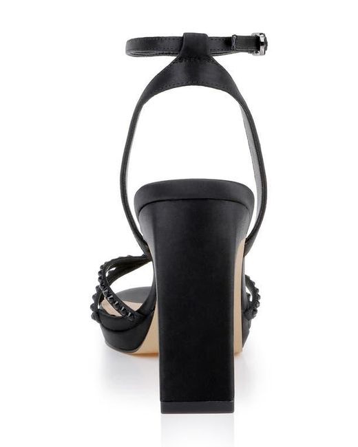 Badgley Mischka Black Iona Ankle Strap Sandal
