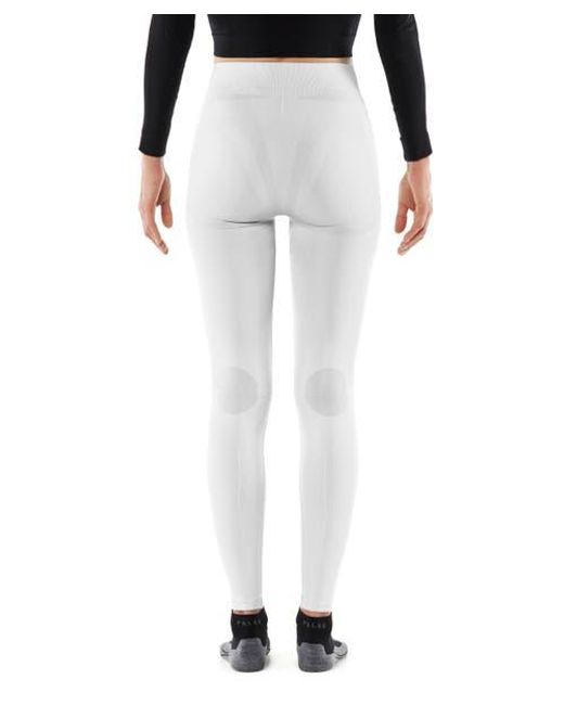Falke White Maximum Warm Long Base Layer Bottom
