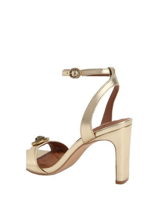 Kurt Geiger Metallic Chelsea Ankle Strap Sandal