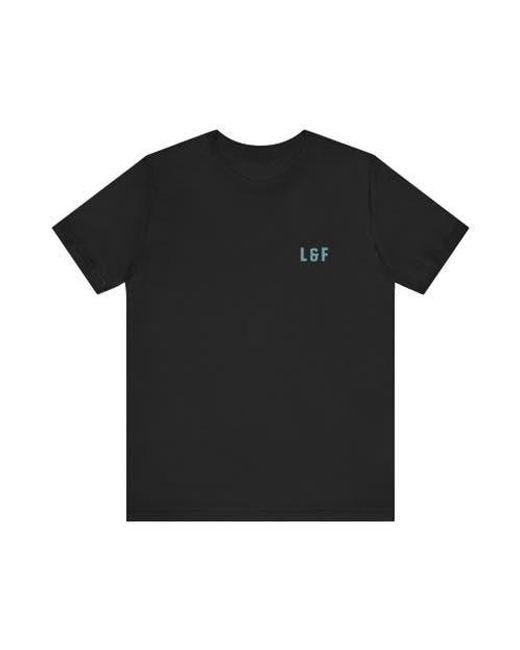 Ledger & Ford Black L&F Anchor Graphic Tee for men