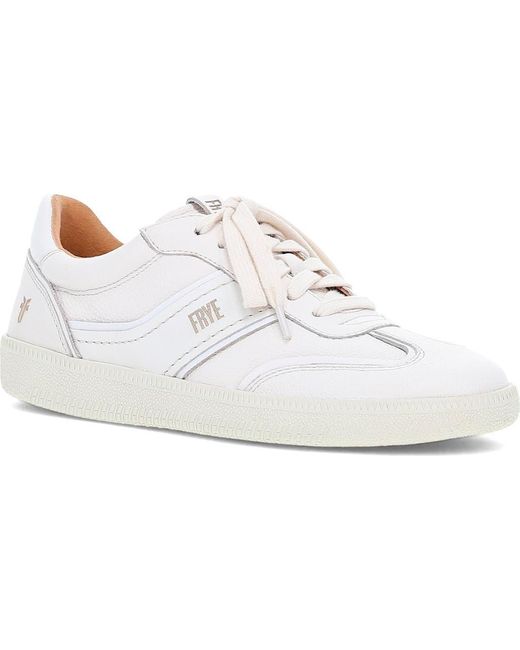 Frye White Milly Low Top Sneaker