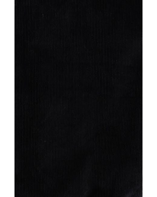 Schott Nyc Black Corduroy Jacket for men