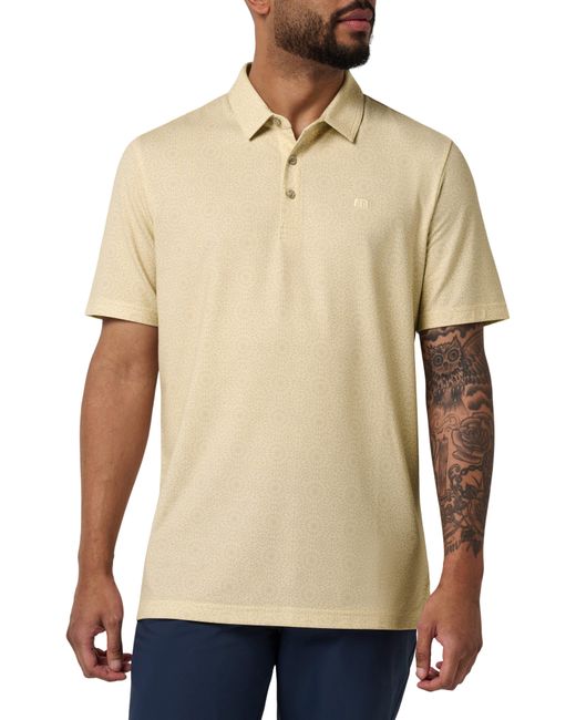 Travis Mathew Natural Featherweight Views Performance Polo for men