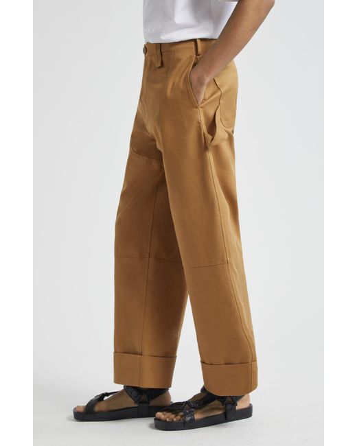Simone Rocha Natural Workwear Chaps Cotton Twill Pants for men