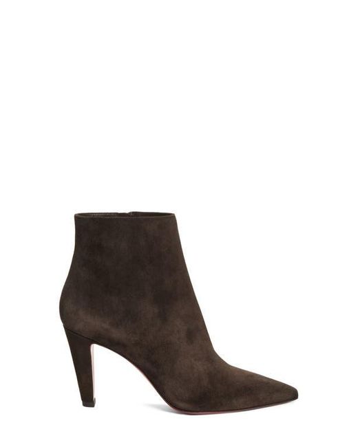 Christian Louboutin Brown Vibella Pointed Toe Bootie