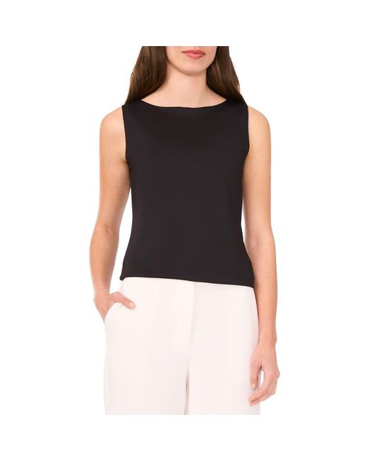Halogen® Black Boat Neck Compression Shell
