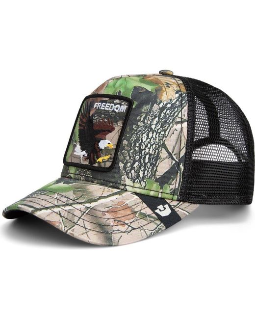 Goorin Bros Green Eagle Embroidered Patch Trucker Hat for men