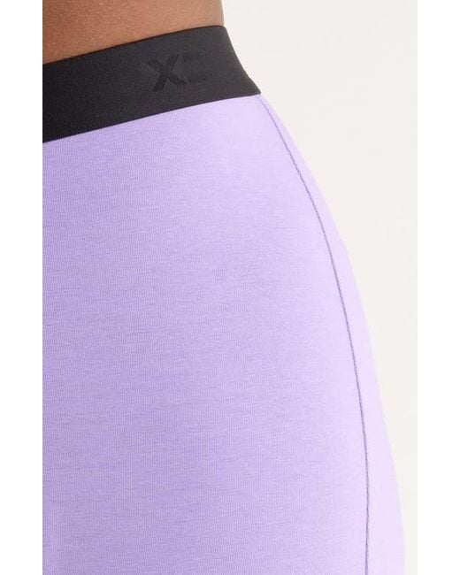 TOMBOYX Purple First Line Stretch Cotton Period 9-Inch Boxer Briefs