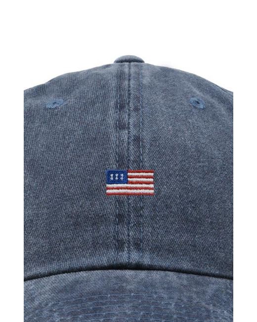 Alix Blue Usa Flag Dad Cap for men