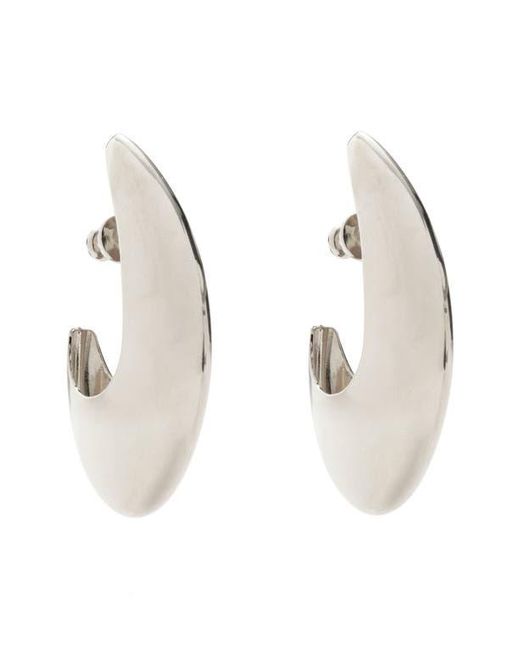 Lady Grey Jewelry Natural Demi Hoop Earrings