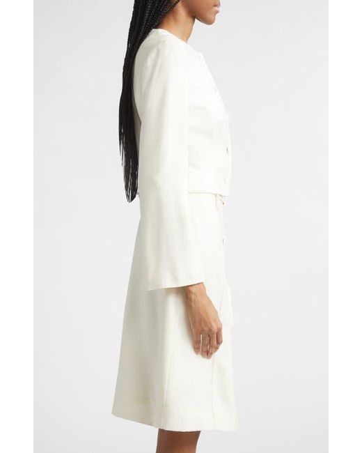 Posse White Elspeth Wool Jacket
