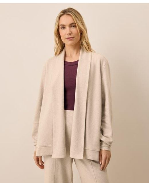 Pact Natural Airplane Short Drape Cardigan
