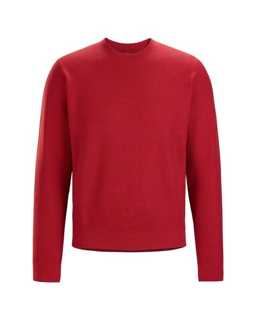 Veilance Red Wool Blend Sweater for men