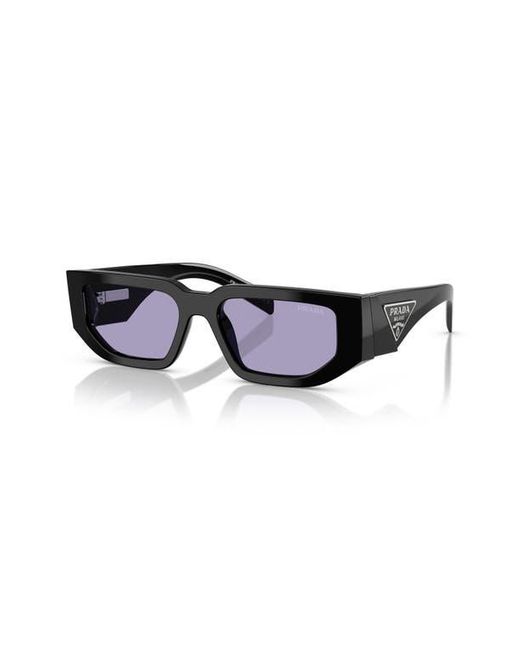 Prada Multicolor 55Mm Rectangular Sunglasses