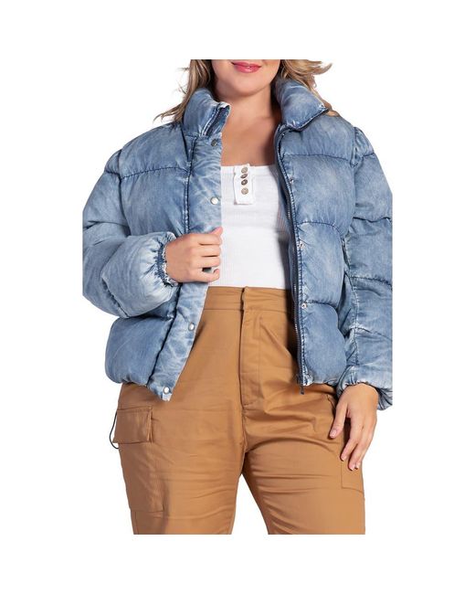 Standards & Practices Blue Polaris Puffer Jacket