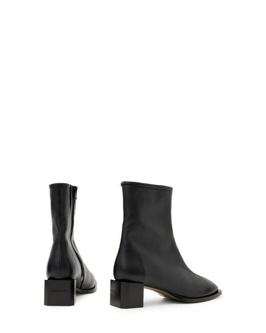 AllSaints Black Avril Bootie